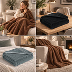 Fleece Blanket Soft & Waterproof Easy-Care