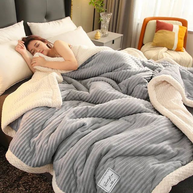 Fleece Blanket Ultra-Soft Lightweight Machine Washable