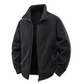 Fleece Jacket Double-Layer Teddy Lining High Stand-Up Collar
