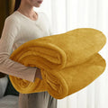 Fleece Throw Blanket Extra-Soft Plush Machine Washable & Lightweight
