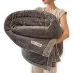 Fleece Throw Blanket Soft Polyester Patchwork Machine Washable