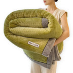 Fleece Throw Blanket Soft Polyester Patchwork Machine Washable