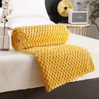 Fleece Throw Blanket Ultra-Soft Microfiber Lightweight & Warm