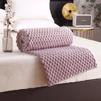 Fleece Throw Blanket Ultra-Soft Microfiber Lightweight & Warm