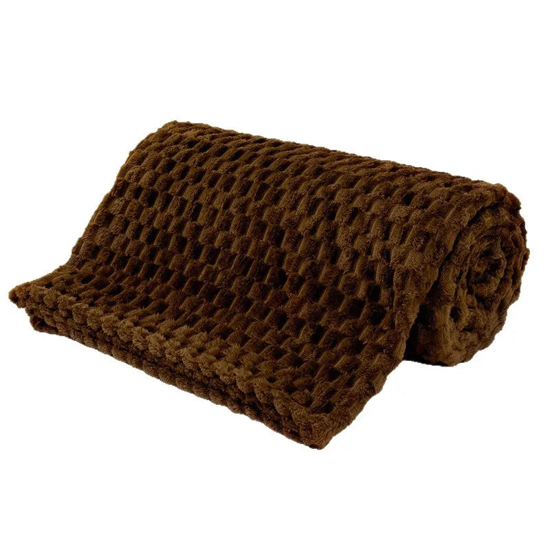 Fleece Throw Blanket Ultra-Soft Microfiber Lightweight & Warm