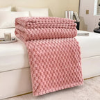 Fleece Throw Soft Breathable Machine Washable