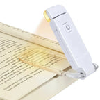 Flexible Clip & Dimmable Reading Light (USB Rechargeable)