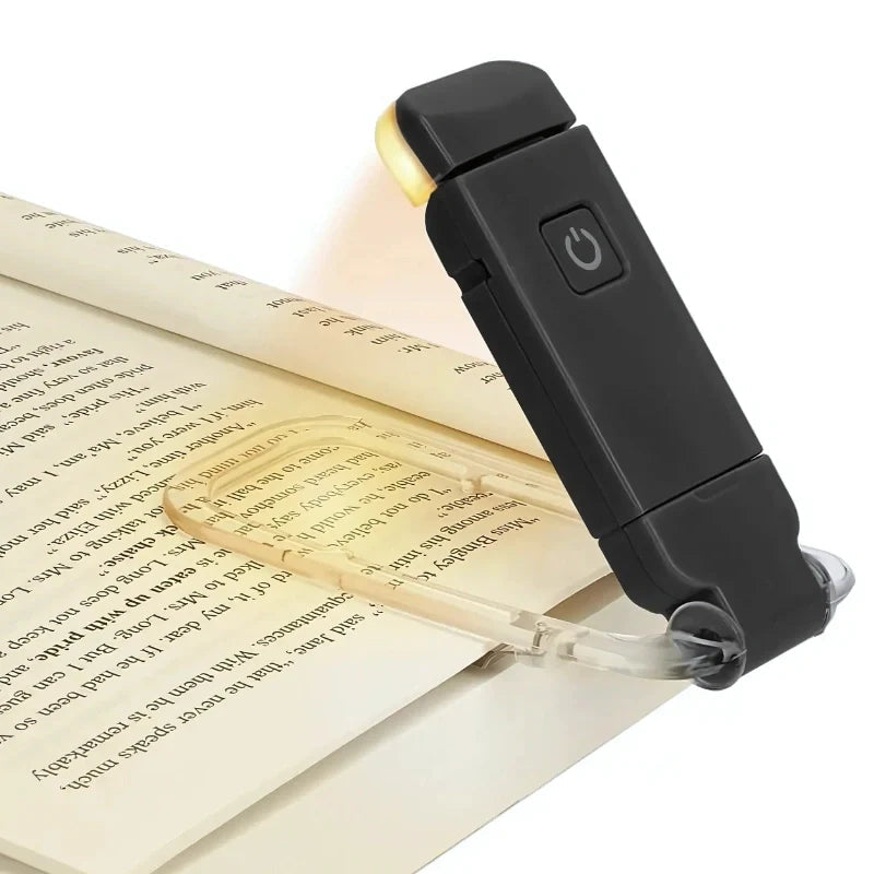 Flexible Clip & Dimmable Reading Light (USB Rechargeable)