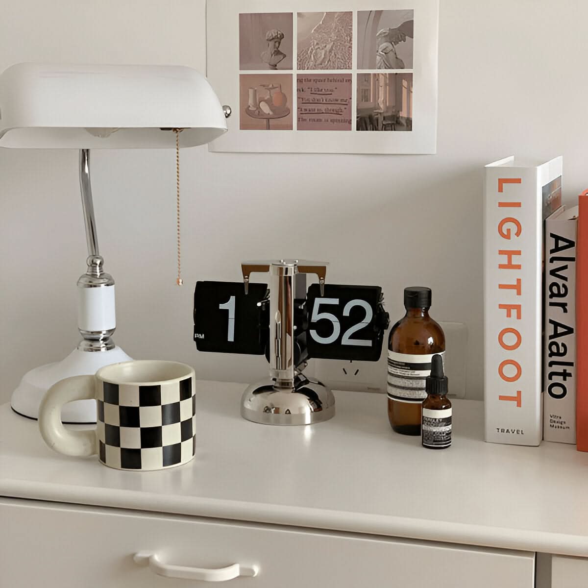 Flip Clock Retro Automatic & Silent Large Readable Digits
