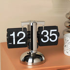 Flip Clock Retro Automatic & Silent Large Readable Digits