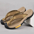 Flip Flops Closed Toe Non-Slip Rubber Sole Cushioned Footbed