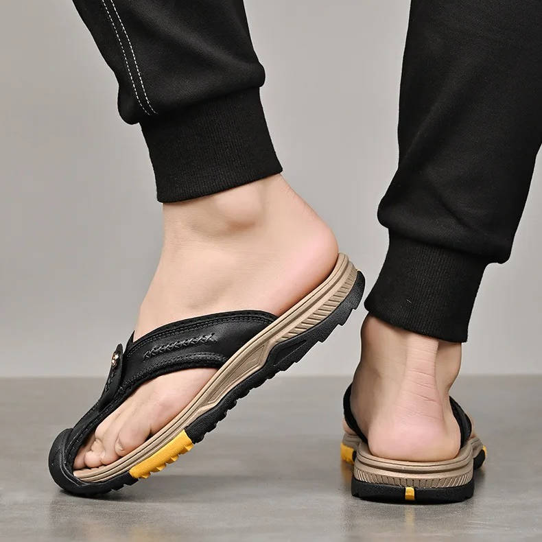 Flip Flops Closed Toe Nonslip Rubber Sole