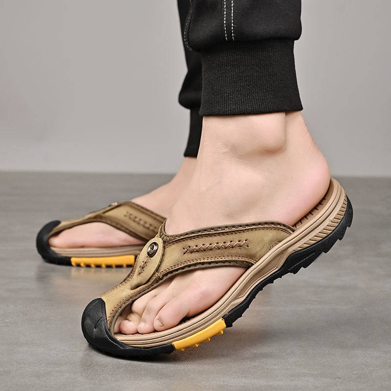 Flip Flops Closed Toe Nonslip Rubber Sole