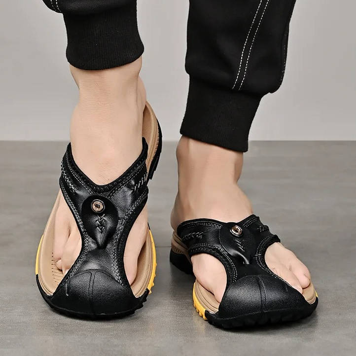 Flip Flops Closed Toe Nonslip Rubber Sole