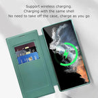 Flip Phone Case Magnetic RFID Blocking Ring Holder