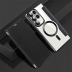 Flip Phone Case Magnetic RFID Blocking Ring Holder