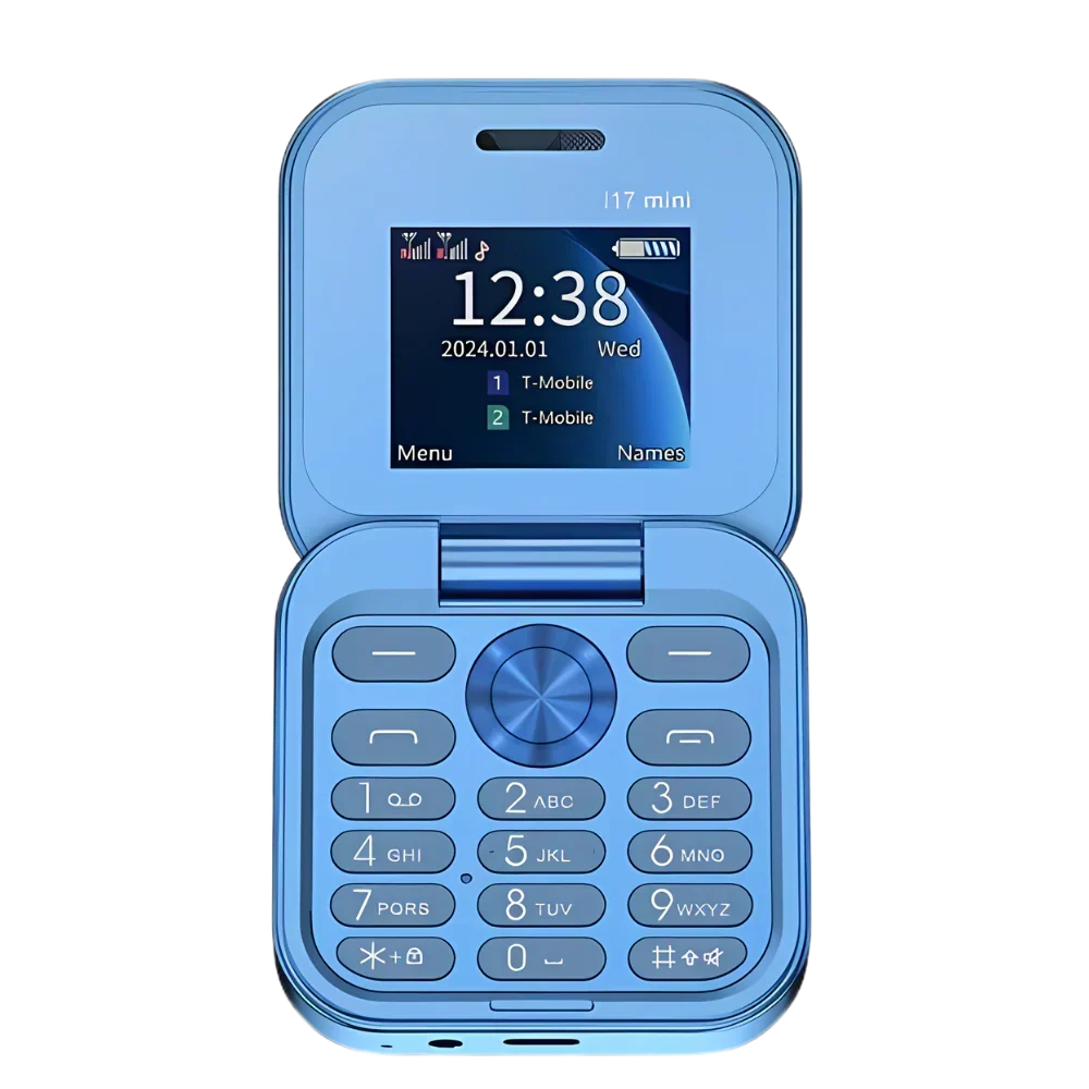 Flip Phone Dual-SIM Pocket-Sized All-Day Battery