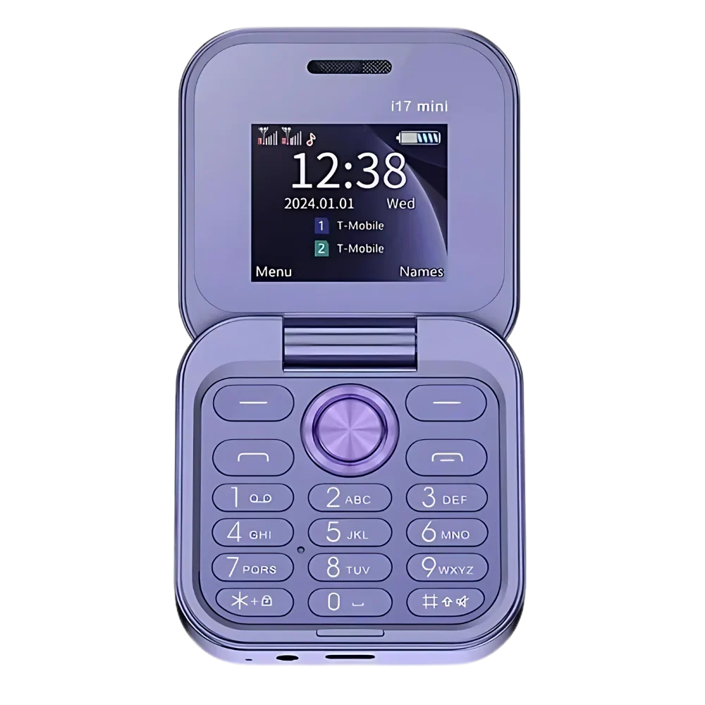 Flip Phone Dual-SIM Pocket-Sized All-Day Battery