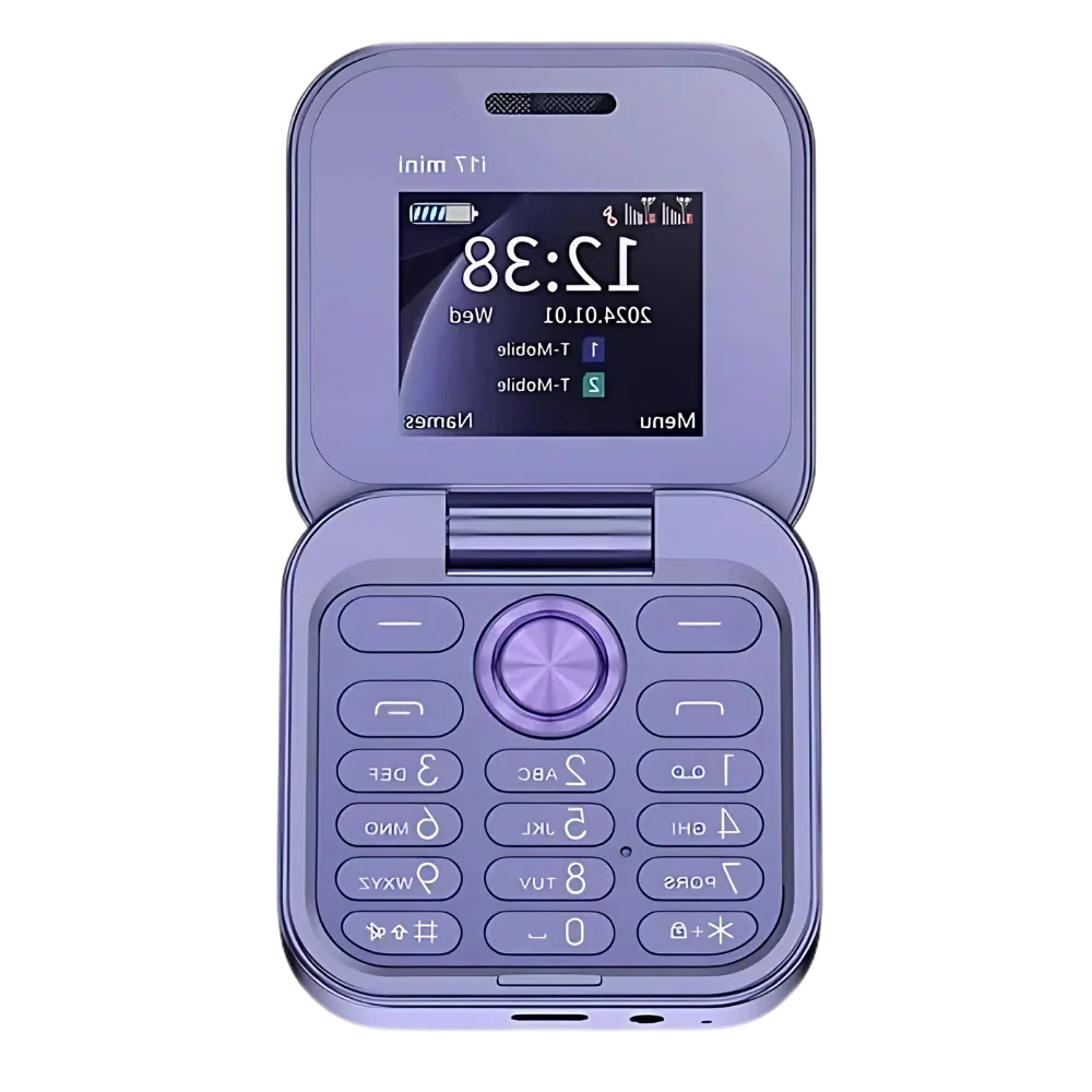 Flip Phone Dual-SIM Pocket-Sized All-Day Battery