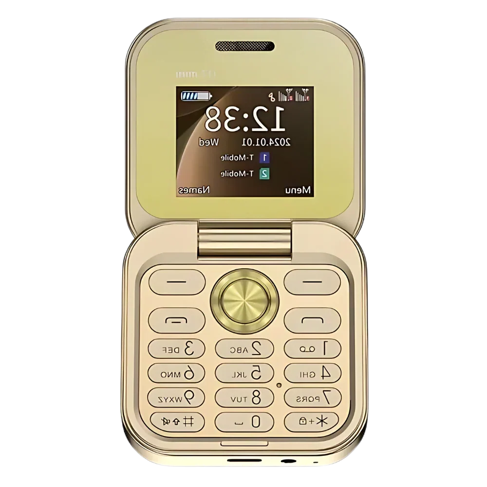 Flip Phone Dual-SIM Pocket-Sized All-Day Battery