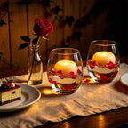 Floating LED Tea Candles Water-Activated Flameless Set of 12