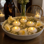 Floating LED Tea Candles Water-Activated Flameless Set of 12