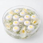 Floating LED Tea Candles Water-Activated Flameless Set of 12