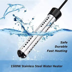 Floating Pool Heater 3000W Fast Heating Stainless Steel