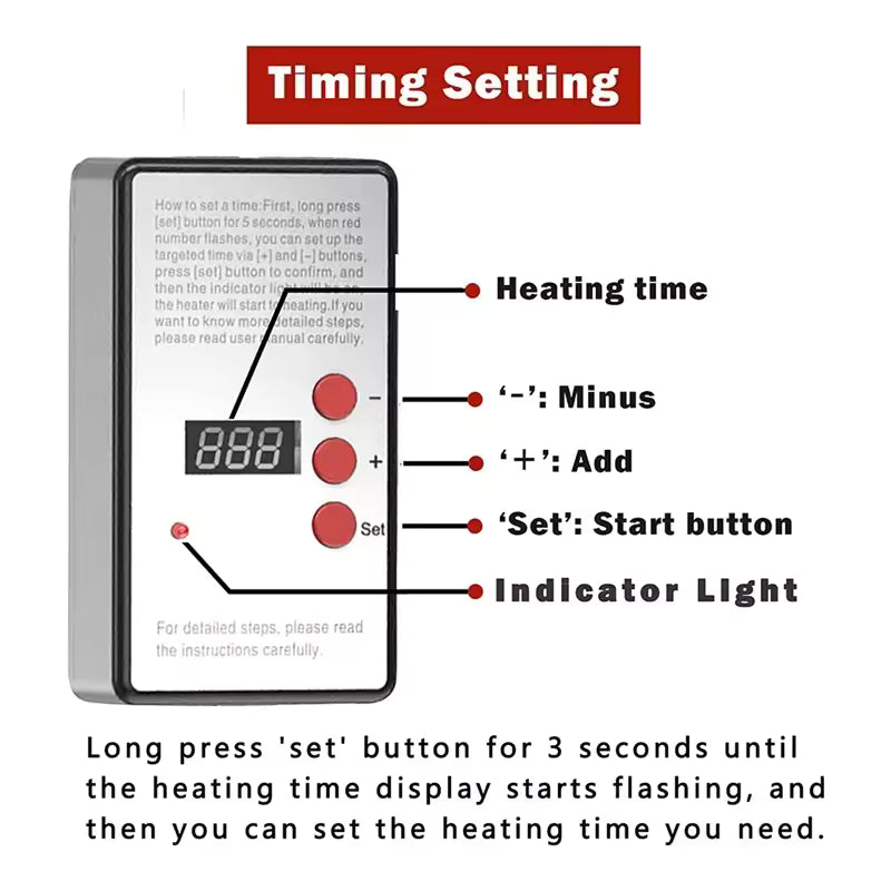 Floating Pool Heater 3000W Fast Heating Stainless Steel