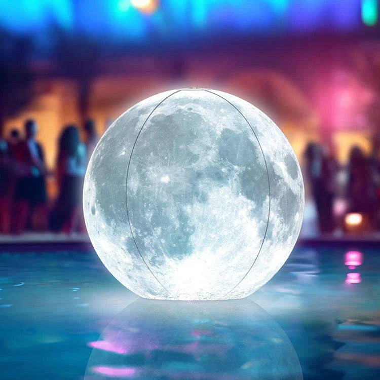 Floating Pool Light Solar-Powered Waterproof Full Moon