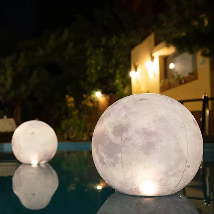 Floating Pool Light Solar-Powered Waterproof Full Moon