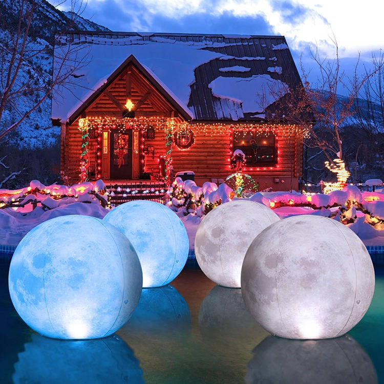 Floating Pool Light Solar-Powered Waterproof Full Moon