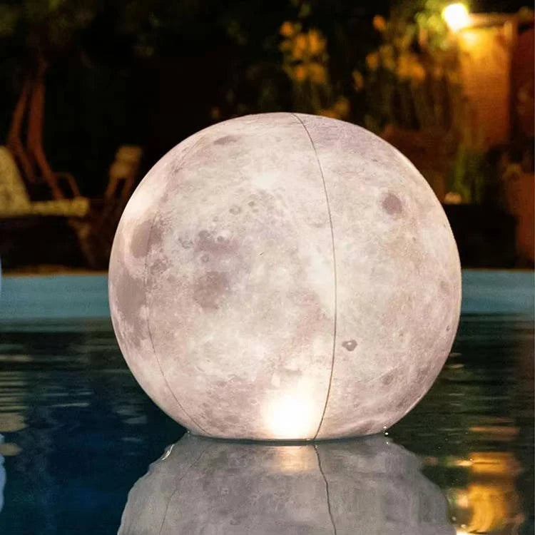 Floating Pool Light Solar-Powered Waterproof Full Moon