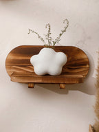 Floating Shelf Solid Wood Wall-Mounted Space-Saving