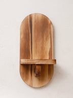 Floating Shelf Solid Wood Wall-Mounted Space-Saving