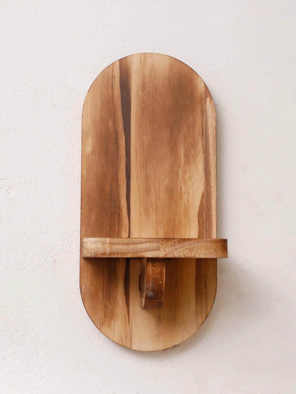 Floating Shelf Solid Wood Wall-Mounted Space-Saving