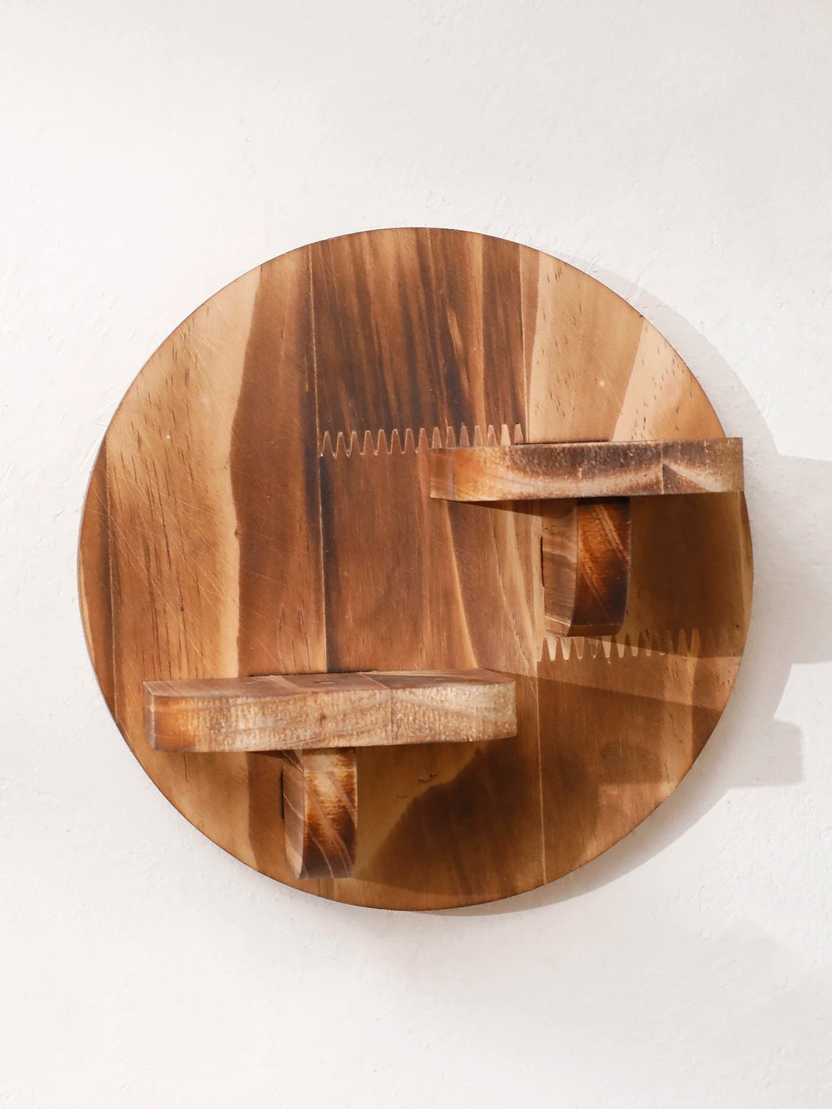 Floating Shelf Solid Wood Wall-Mounted Space-Saving
