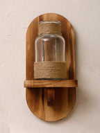 Floating Shelf Solid Wood Wall-Mounted Space-Saving