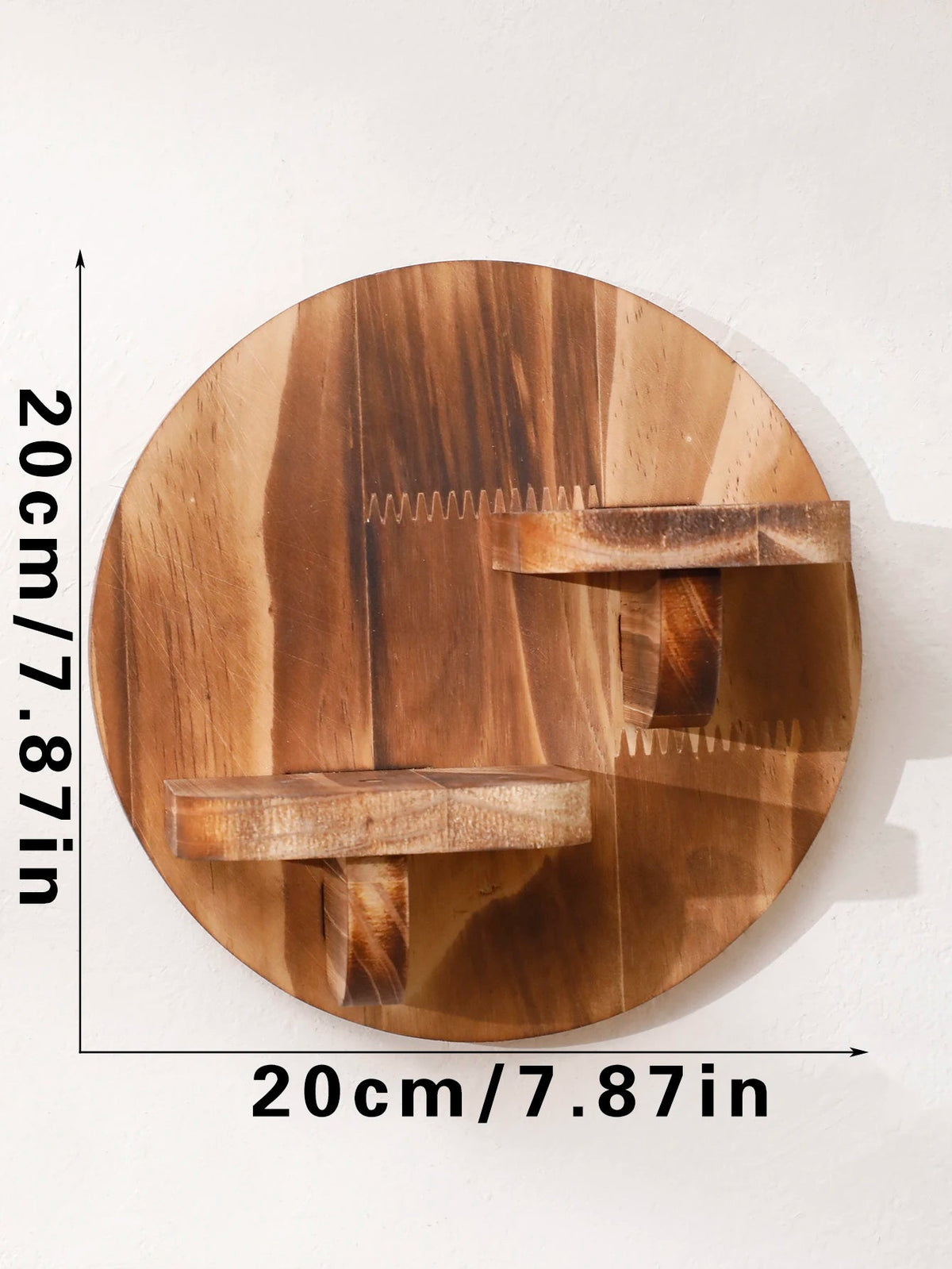 Floating Shelf Solid Wood Wall-Mounted Space-Saving