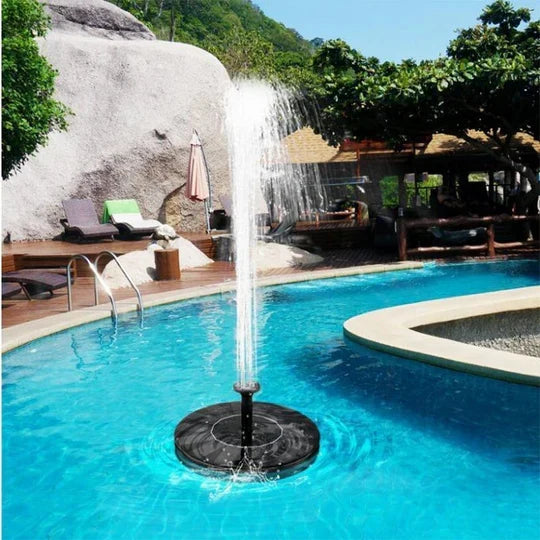 Floating Solar Fountain Cordless Quiet