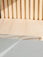 Floating Wall Shelf Boho 3-Tier Natural Wood