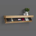 Floating Wall Shelf Hidden Storage Wood