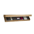 Floating Wall Shelf Hidden Storage Wood