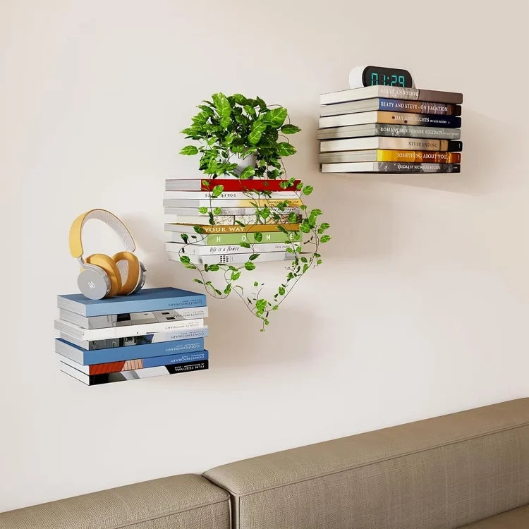 Floating Wall Shelf Invisible Bracket Stainless Steel