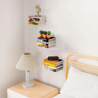 Floating Wall Shelf Invisible Bracket Stainless Steel