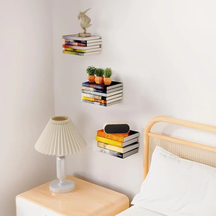 Floating Wall Shelf Invisible Bracket Stainless Steel
