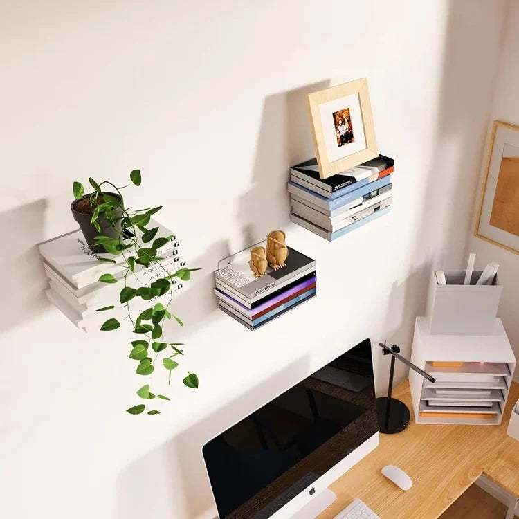 Floating Wall Shelf Invisible Bracket Stainless Steel