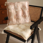 Floor Cushion Quilted Jacquard Softly Padded