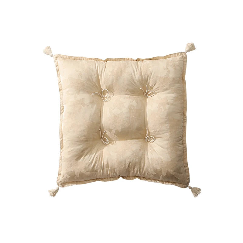 Floor Cushion Quilted Jacquard Softly Padded