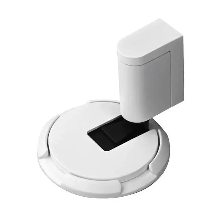 Floor Door Stopper Press-To-Lock Zinc Alloy Child-Safe